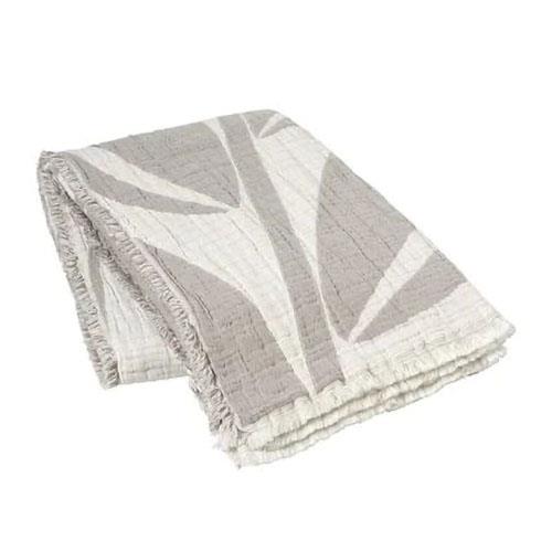 Broste Throw Barley - Warm Grey